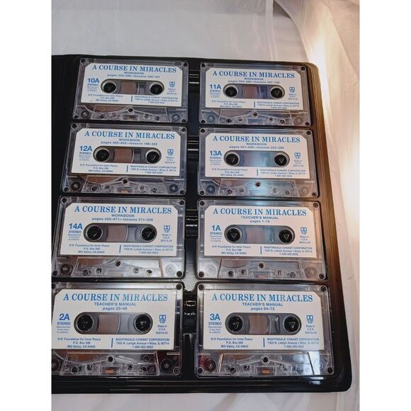 1986 Course in Miracles Foundation For Inner Peace‎ 42 Cassette Tapes & Book - Picture 10 of 10